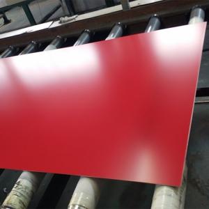 ROHS Building Facades Aluminum Solid Panel Lightweight Red Aluminum Sheet Metal
