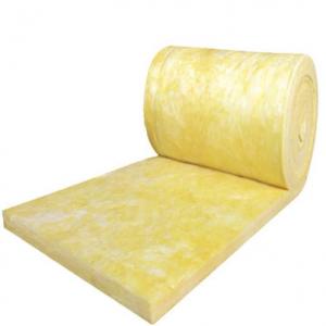 Sound Absorbing Fireproof Roofing Felt Glass Cotton Roll 15-180mm Thickness