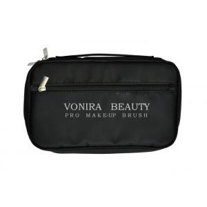 China Professional Multifunction Makeup Brush Zipper Bag Folio Case Cosmetic Handbag supplier