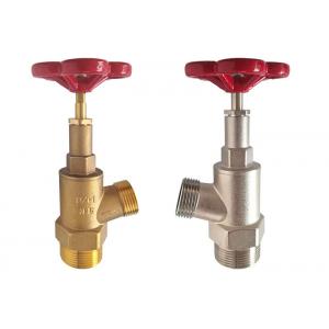 Hydraulic Brass Angle Valve Male Thread For Fire Reel Nozzle Set