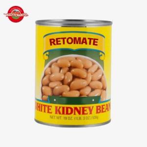 Convenient Canned White Kidney Beans In Brine 800g Nutritious Food