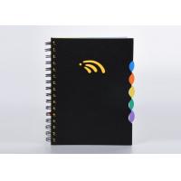 China PP Plastic Hollow Out Spiral Bound Hardcover Journal Offset Paper Material With Saddle Stitch on sale