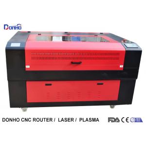 China Red Protective Cover CO2 Laser Cutter , CNC Laser Cutting Machine For Acrylic supplier