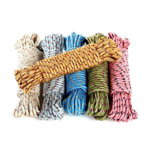 China 6mm 8mm 10mm Braided Polyester Nylon Rope Twist Design and Durable Material supplier