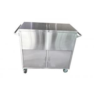China Medical Trolley Two Door Stainless Steel Case Carts For CSSD supplier