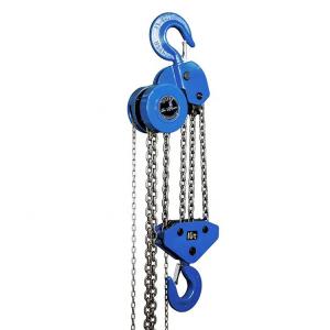 China Warehouse Hand Operated Chain Hoist 5T Portable Lifting Device Easy Carry supplier