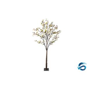 China Customized Fiberglass Artificial Magnolia Branches Distinctly Visual Effects supplier