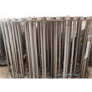 Dehydration Chain Type Stainless Steel Wire Belt , Metal Mesh Conveyor Belt