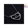 OEM ODM Free Engraving Stethoscope Heart Pendant