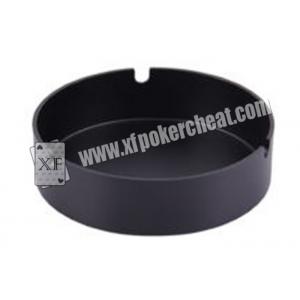 China Black Ceramic Ashtray Camera For Poker Analyzer / Cigarette Ashtray Camera supplier