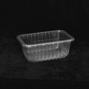200 X 140 X 80MM Disposable Fast Food Containers Clear Disposable Fast Food Trays