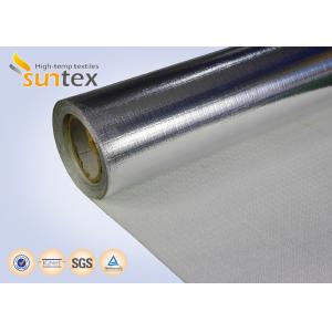 China 0.65mm Foil Aluminized Fiberglass Fabric Flame Resistant Fabric Fiber Glass Safety Apron supplier