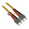 APC Polish Type 3.0mm FC Duplex Single Mode Fiber Optic Cable PVC Sheath Fiber