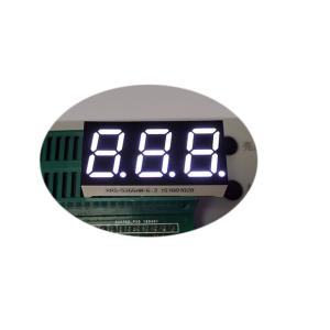 China Módulo blanco de la pantalla LED de 7 segmentos del dígito de 0,56 pulgadas 3 wholesale
