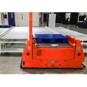 China Customized Heavy Load Laser Guided Roller Conveyor AGV Vehicle With Roller Platform supplier