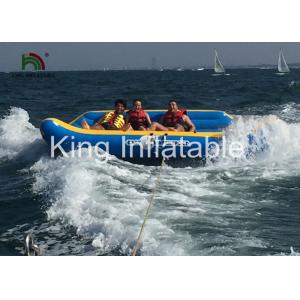 China PVC Material Crazy Towable UFO Inflatable Fly Fishing Boats Safe And Environment supplier