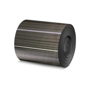 China ASTM 304 Hairline SS Roll Coil with PVD Black Color Coating supplier