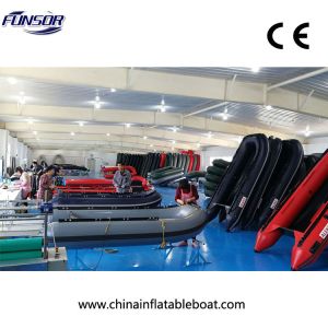 China Certificado del CE y material 580 RIB Inflatable Boat With Engine, casco rígido del Pvc inflable on sale