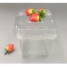 Blister Fast Food Disposable Plastic Containers Fruit Box Pet Plastic Fruit