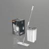 China Microfiber Self Cleaning Flat Squeeze Mop And Bucket Set Lazy Scraping Dust 360 wholesale