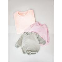China French Terry Toddler 100% Cotton Long Sleeve Tee Shirt With 4 Colors on sale