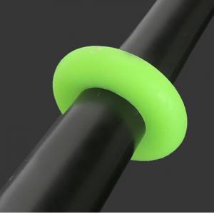 China High Elastic Large Custom Silicone Rubber Parts For Fishing Rod Stop Ring supplier