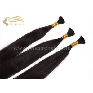 China 20 Natural Virgin Human Hair Extensions Bulk Hair for sale, 20 Black Natural Real Virgin Hair Bulk Extensions For Sale supplier