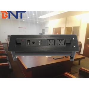 China Flip Up Multimedia Connector de escritorio Red giratoria/HDMI Configurationon del ángulo RJ45 de 180 grados wholesale
