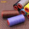 China 100g-400g Weight Knitting Wax Thread 0.8mm Flat Waxed Thread 200 meters for Leather wholesale