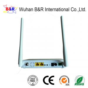 2 Port 1GE 1FE CATV 2.4G WIFI SC APC Interface GPON ONT