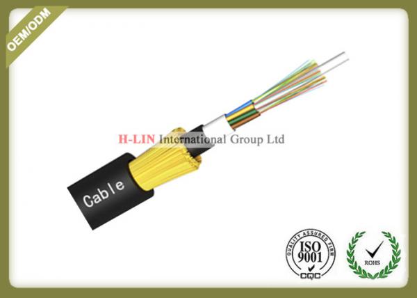 ADSS All Dielectric Self Supporting Aerial Fiber Optic Cable With FRP Central