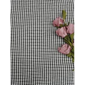 White Black Warp Knitting Checkered Stretch Lace Fabric Heavy Mesh