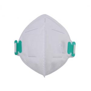 4 Ply Durable Foldable FFP2 Mask Non Woven Outer Layer Fluid / Flame Resistant