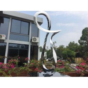 Artificial Style Stainless Steel Sculpture Outside Garden Statues For Art Decoration