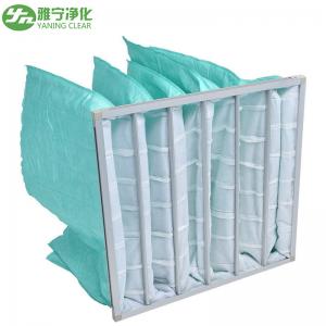 China YANING Ventilation Systems Replacement EN779 F9 ASHRAE MERV 15 Electrostatic Media Multi-Pocket Dust Collect Bag Filter supplier