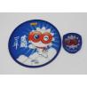 25cm Cute Dog Fabric Nylon Plastic Frisbee With Samll Pouch For Advertising