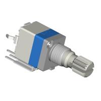 China Metal Shaft Sealed Rotary Potentiometer With Switch Single Unit RV9312NS on sale
