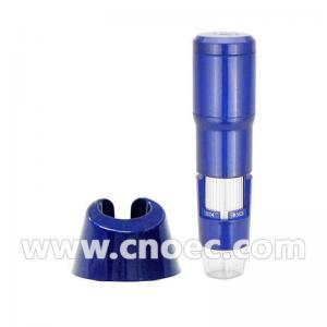 China Blue Portable 200x Hand Held Digital Microscope With White Light LED A34.4105 supplier