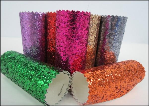 Diamond Decoration Wallpaper Chunky Glitter Fabric Wear Resisting