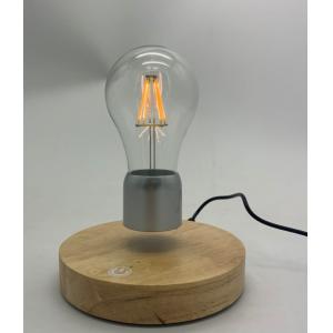 Magnetic Levitating Floating Wireless LED Light Bulb Desk Lamp for Unique Gifts, Room Decor, Night Light