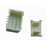 Beige SMT Wire To Board Power Connector 10 Pin Header 1.0mm Pitch DIP Type