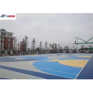 Soundproof Outdoor Basketball Court Flooring Silicon PU