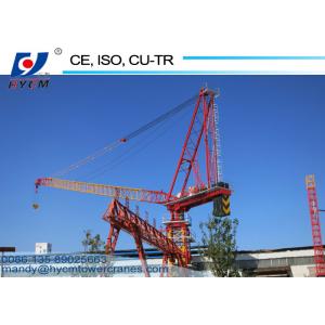 1250KN.m Fixed Jib Crane 50m Tower Crane Boom Length D5020 Luffing Jib Crane with Tower Crane Climbing Cage