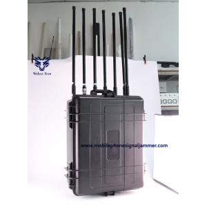 China Anti Uav Drone Signal Jammer Shooting Remote Control 2.5km Outdoor Installation supplier
