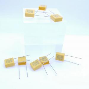 Resistive And Capacitive Pressure Relief Capacitor 0.1UF 310V P7.5MM Yellow Color