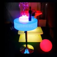 China Plastic LED Light Cocktail Table , Light Up Bar Table 16 Colors Changing OEM on sale