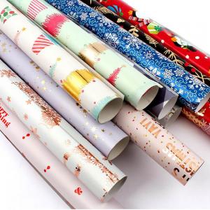 Colourful CMYK Printed Gift Wrapping Paper Christmas Present Packing Paper