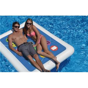 China Swimline Smart Tablet Double Float Inflatable Swimming Pool Toy Raft Water Fun supplier