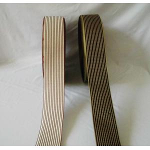 China Bright yarn Polyester Stripe Ribbon supplier