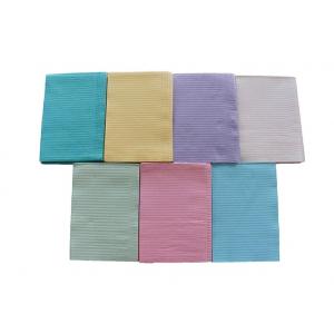 Disposable multi-colored dental paper laminated with film bib for medlical treatment